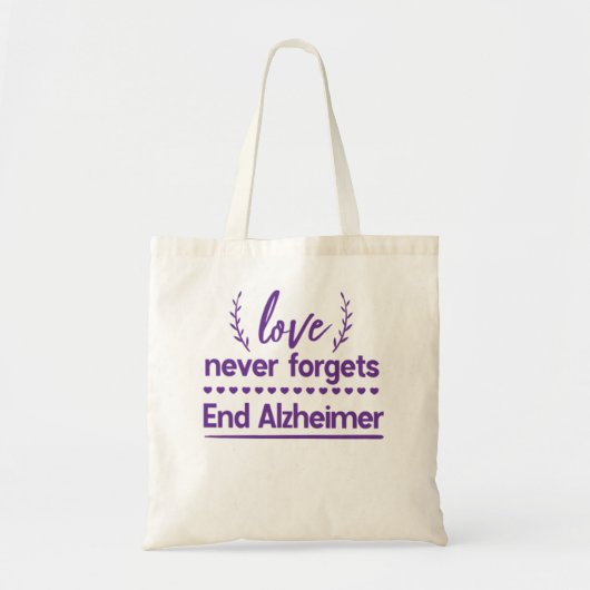 Ontwerp van de bewustmakingsmaand van Alzheimer Tote Bag (Voorkant)