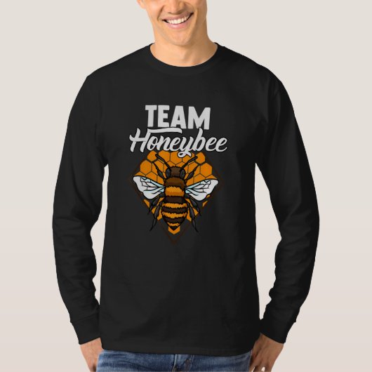 Ontwerp van de bijenhouder voor honingbijen - Team T-shirt (Voorkant)