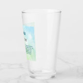 Ontwerp van de Birthstone Turquoise van december Glas (Links)