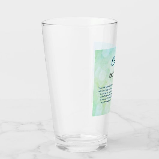 Ontwerp van de Birthstone Turquoise van december Glas (Rechts)