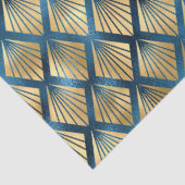 Ontwerp van de blauw- en Gold-leopard-reeks 10 Tissuepapier (Detail)