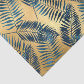 Ontwerp van de blauw- en Gold-leopard-reeks 11 Tissuepapier (Detail)