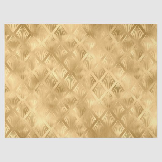 Ontwerp van de blauw- en Gold-leopard-reeks 13 Tissuepapier (Voorkant)