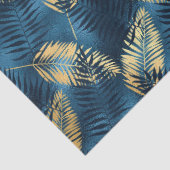 Ontwerp van de blauw- en Gold-leopard-reeks 14 Tissuepapier (Detail)