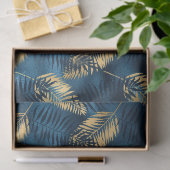 Ontwerp van de blauw- en Gold-leopard-reeks 14 Tissuepapier (Geschenk)