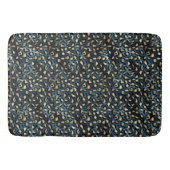 Ontwerp van de blauw- en Gold-leopard-reeks 1 Badmat (Voorkant)