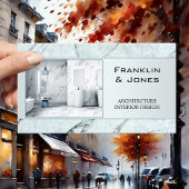 Ontwerp van de blauwe marmer interieur van de most visitekaartje