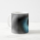 Ontwerp van de blauwe oogbeker koffiemok (Voorkant links)