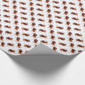 Ontwerp van de bloedige geschiedenis cadeaupapier (Hoek)