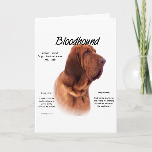 Ontwerp van de bloedige geschiedenis feestdagen kaart (Voorkant)