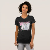 Ontwerp van de bloemengel t-shirt (Voorkant volledig)