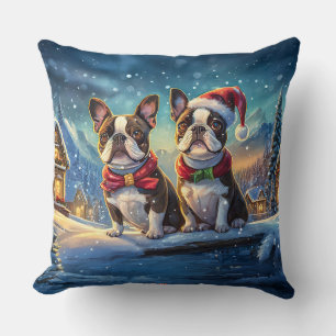 Ontwerp van de Boston Terriers vakantie door Rich  Kussen