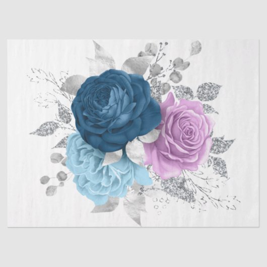 Ontwerp van de Bouquet-reeks 17 Tissuepapier (Voorkant)