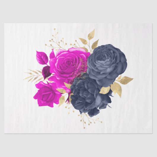 Ontwerp van de Bouquet-reeks 28 Tissuepapier (Voorkant)