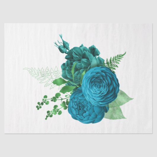 Ontwerp van de Bouquet-reeks 45 Tissuepapier (Voorkant)