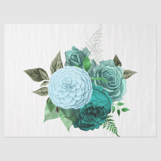 Ontwerp van de Bouquet-reeks 48 Tissuepapier (Voorkant)