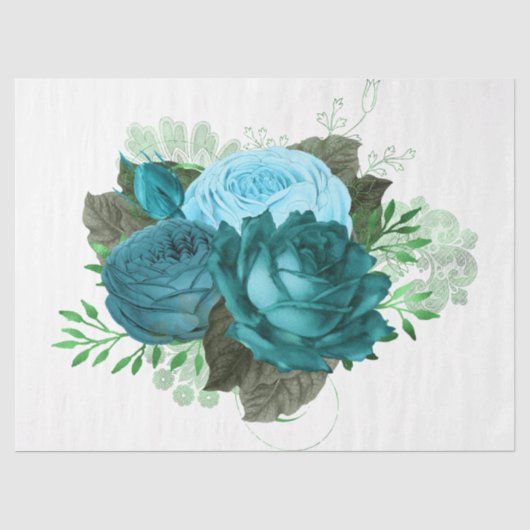 Ontwerp van de Bouquet-reeks 50 Tissuepapier (Voorkant)