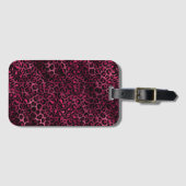 Ontwerp van de Bourgogne en de Gold Leopard-reeks Bagagelabel (Voorkant (horizontaal))