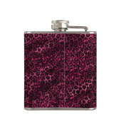 Ontwerp van de Bourgogne en de Gold Leopard-reeks Heupfles (Achterkant)