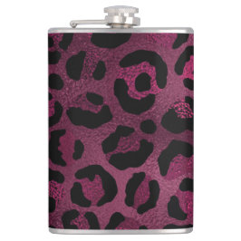 Ontwerp van de Bourgogne en de Gold Leopard-reeks Heupfles