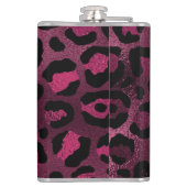 Ontwerp van de Bourgogne en de Gold Leopard-reeks Heupfles (Achterkant)