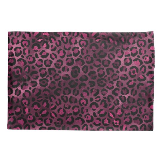 Ontwerp van de Bourgogne en de Gold Leopard-reeks Kussensloop (Achterkant)