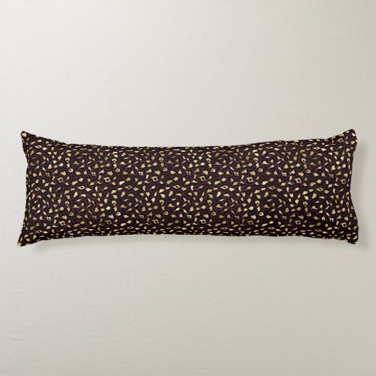 Ontwerp van de Bourgogne en de Gold Leopard-reeks Lichaamskussen (Voorkant)
