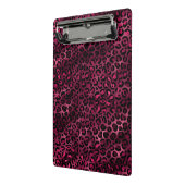 Ontwerp van de Bourgogne en de Gold Leopard-reeks Mini Klembord (Angled2)