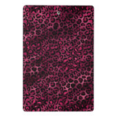 Ontwerp van de Bourgogne en de Gold Leopard-reeks Mini Klembord (Achterkant)