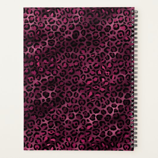 Ontwerp van de Bourgogne en de Gold Leopard-reeks  Planner (Achterkant)