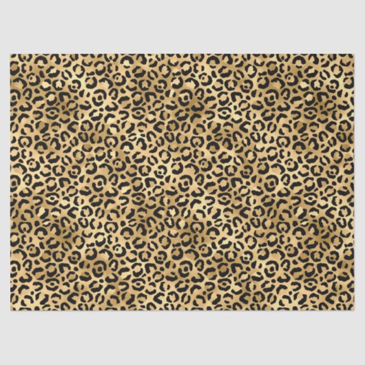 Ontwerp van de Bourgogne en de Gold Leopard-reeks  Tissuepapier (Voorkant)