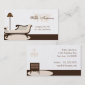 Ontwerp van de buitenkant van de Giraffe: Visiteka Visitekaartje (Voorkant / Achterkant)