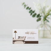 Ontwerp van de buitenkant van de Giraffe: Visiteka Visitekaartje (Staand voorkant)