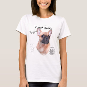 Ontwerp van de Bulldog-geschiedenis T-shirt