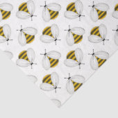 Ontwerp van de "Bumble Bee and Honey Series" 8 Tissuepapier (Detail)