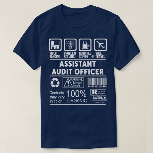 ONTWERP VAN DE BUREAU VAN DE ASSISTANT VAN DE AUDI T-SHIRT (Design voorkant)