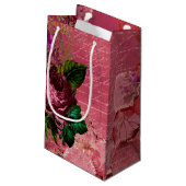 Ontwerp van de Burgundy Bee-reeks 15 Klein Cadeauzakje (Achterkant Gekanteld)