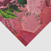 Ontwerp van de Burgundy Bee-reeks 15 Tissuepapier (Detail)