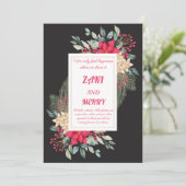 ontwerp van de carte d ' uitnodiging de mariage no (Staand voorkant)