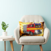 Ontwerp van de Cartoon van de brandblusmotor voor  Kussen (Stoel)