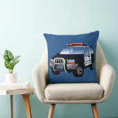 Ontwerp van de Cartoon van de politieauto van de s Kussen (Stoel)