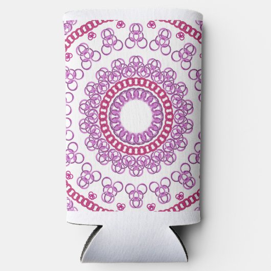 ontwerp van de cirkelketen seltzer blikjeskoeler (Voorkant)