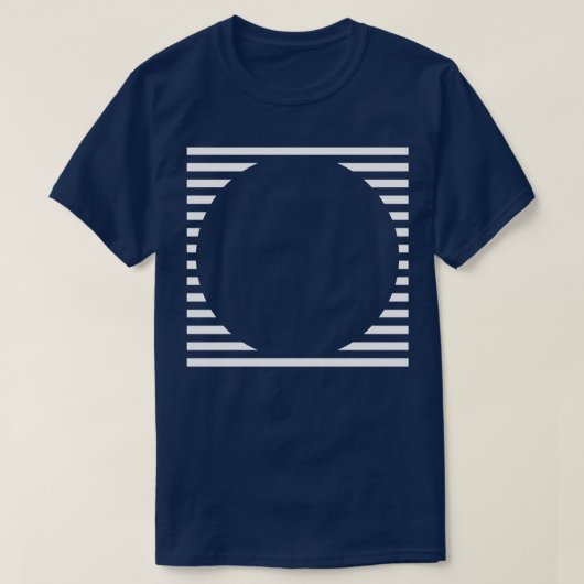 ontwerp van de cirkellijnen t-shirt (Design voorkant)