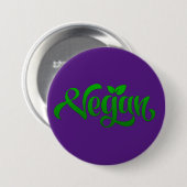 ontwerp van de coole vegaanknop ronde button 7,6 cm (Voorkant /achterkant)