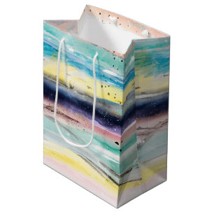 Ontwerp van de de waterverf het abstracte kunst medium cadeauzakje
