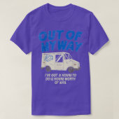 Ontwerp van de dichtheidsdriver voor levering t-shirt