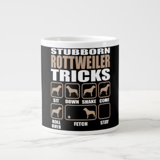 Ontwerp van de draaikolk van Stubborn Rottweiler Grote Koffiekop