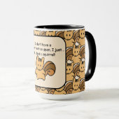 Ontwerp van de eekhoorn van de korte Aanduiding Mok (Voorkant rechts)