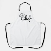 Ontwerp van de elegante schort voor chefs (Voorkant)
