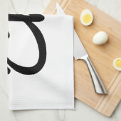 Ontwerp van de elegante schort voor chefs theedoek (Quarter Fold)